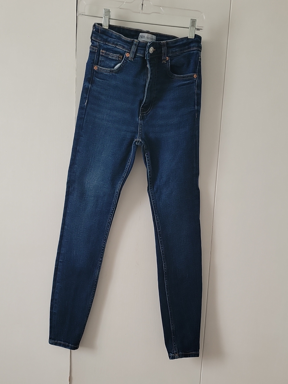 Zara Dark Blue Skinny Jeans